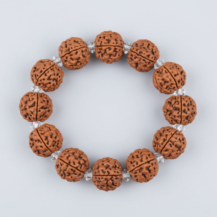 4 Mukhi Brahma Bracelet-Collector-Woolen Spacers