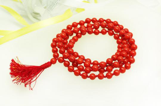 Coral Mala (6 mm)