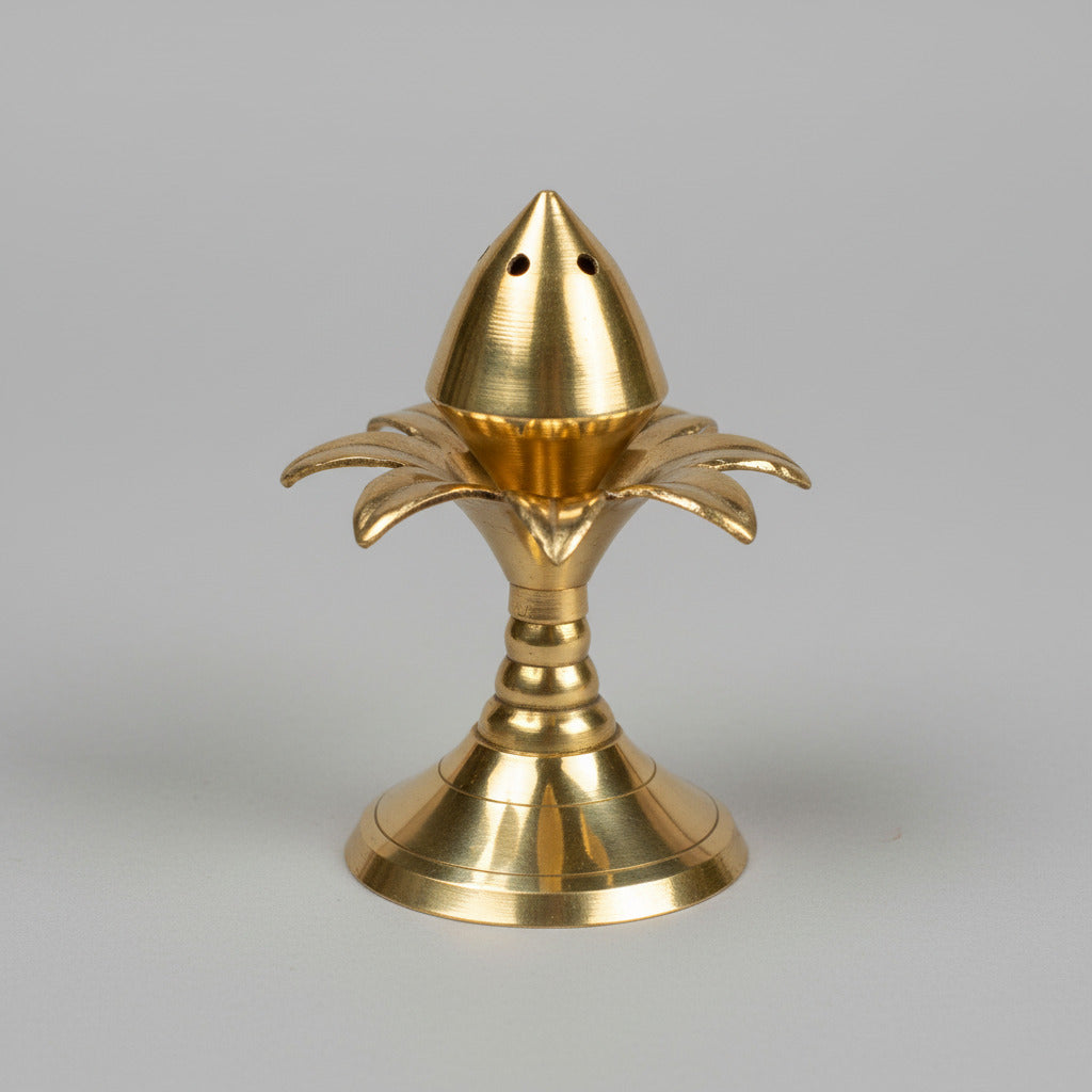 Kalash Design Brass Agarbatti Incense Stand