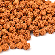 Rudraksha Loose Beads Pack (9 mm)-Red