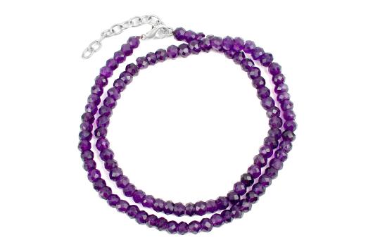 Amethyst Faceted Mala (5 mm)