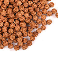 Rudraksha Loose Beads Pack (7 mm)-Red