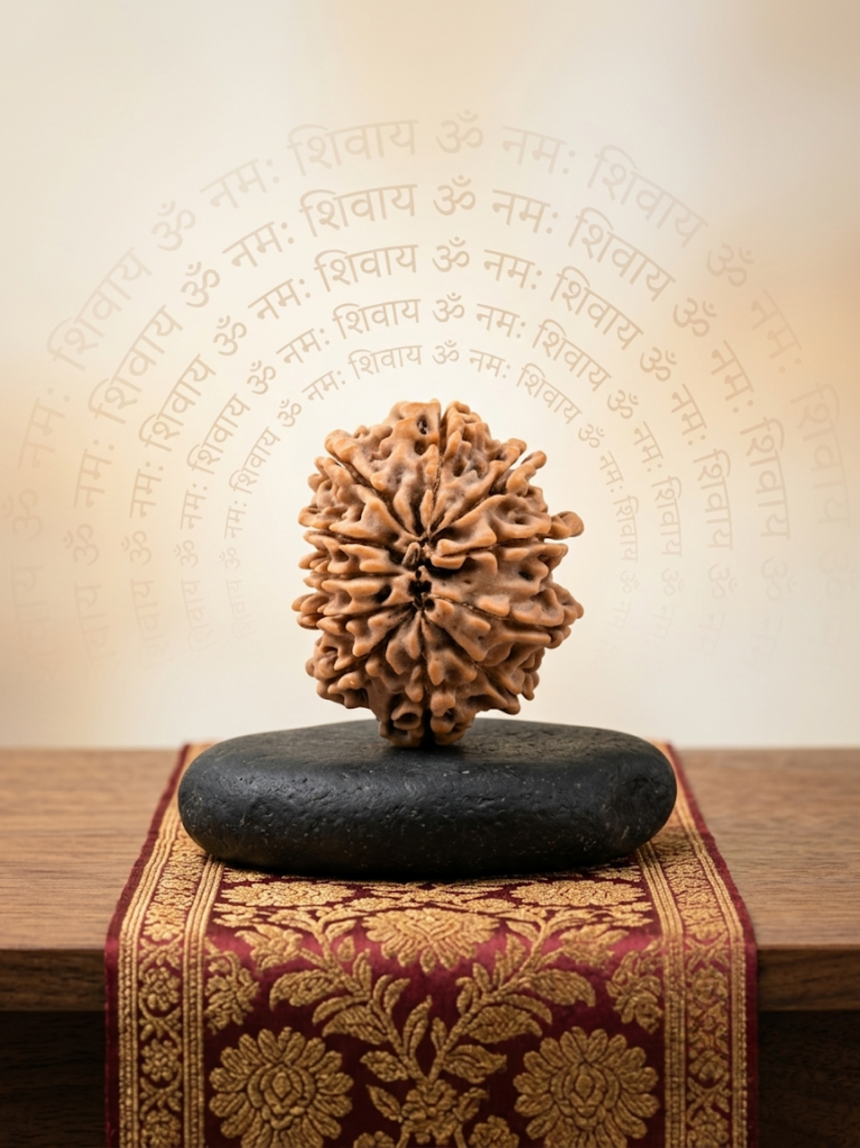 11 Mukhi Rudraksha from Nepal - 20 to 22 mm - Natural Certified Bead for Hanuman and Courage
