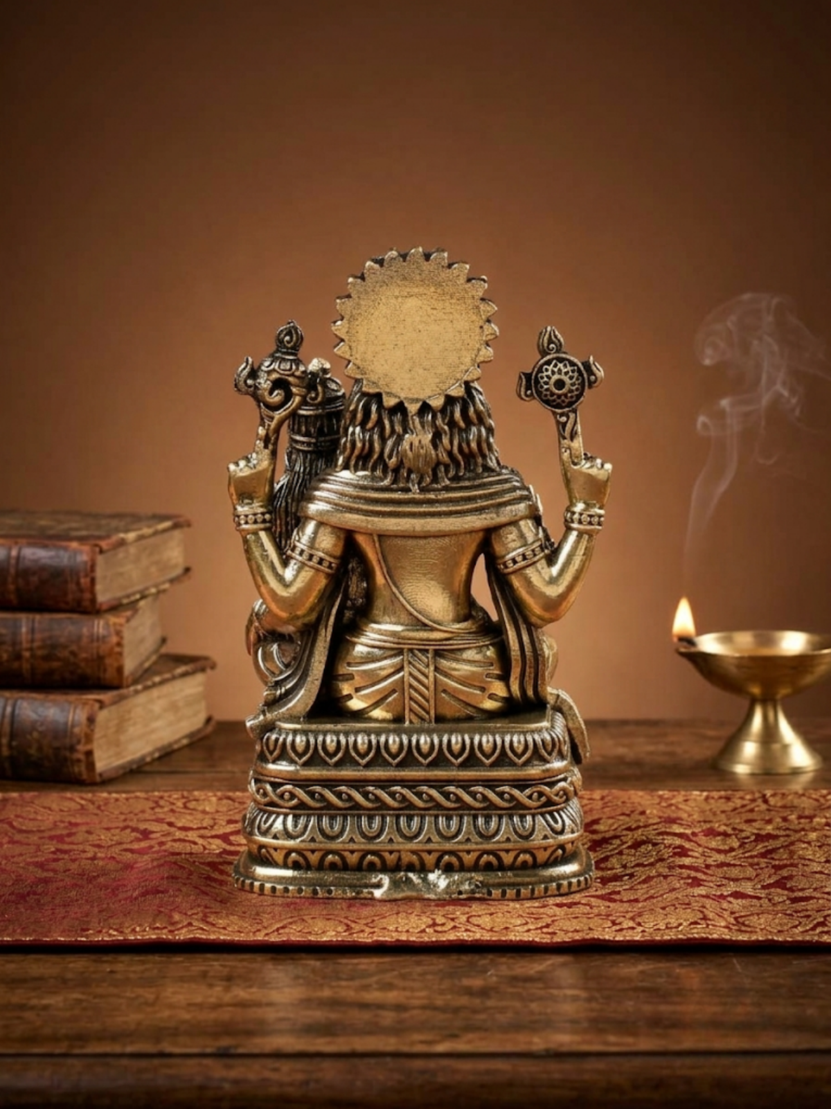 Laxmi Narsimha Ashtadhatu Idol Buy Original Brass Vishnu Avatar Murti Online