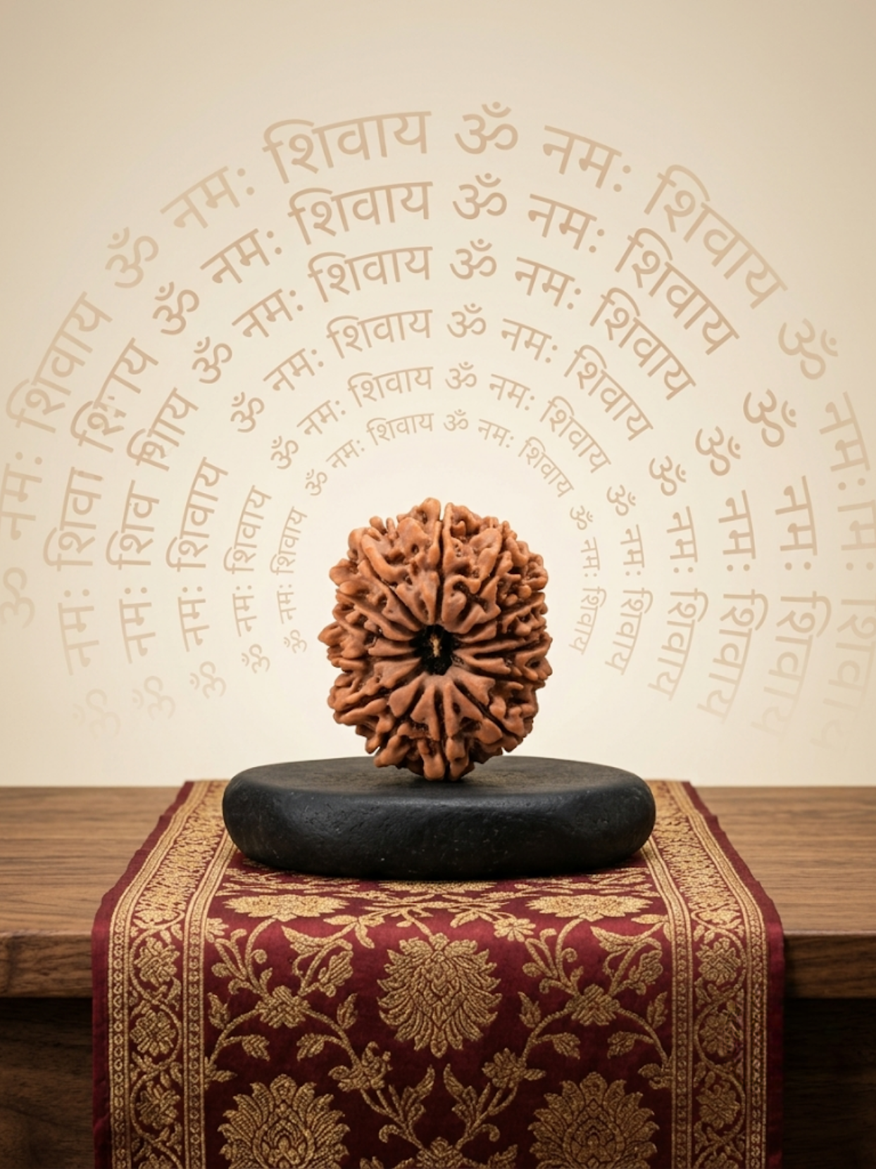 14 Mukhi Rudraksha from Nepal - 30 to 32 mm - Natural Certified Bead for Shiva and Intuition