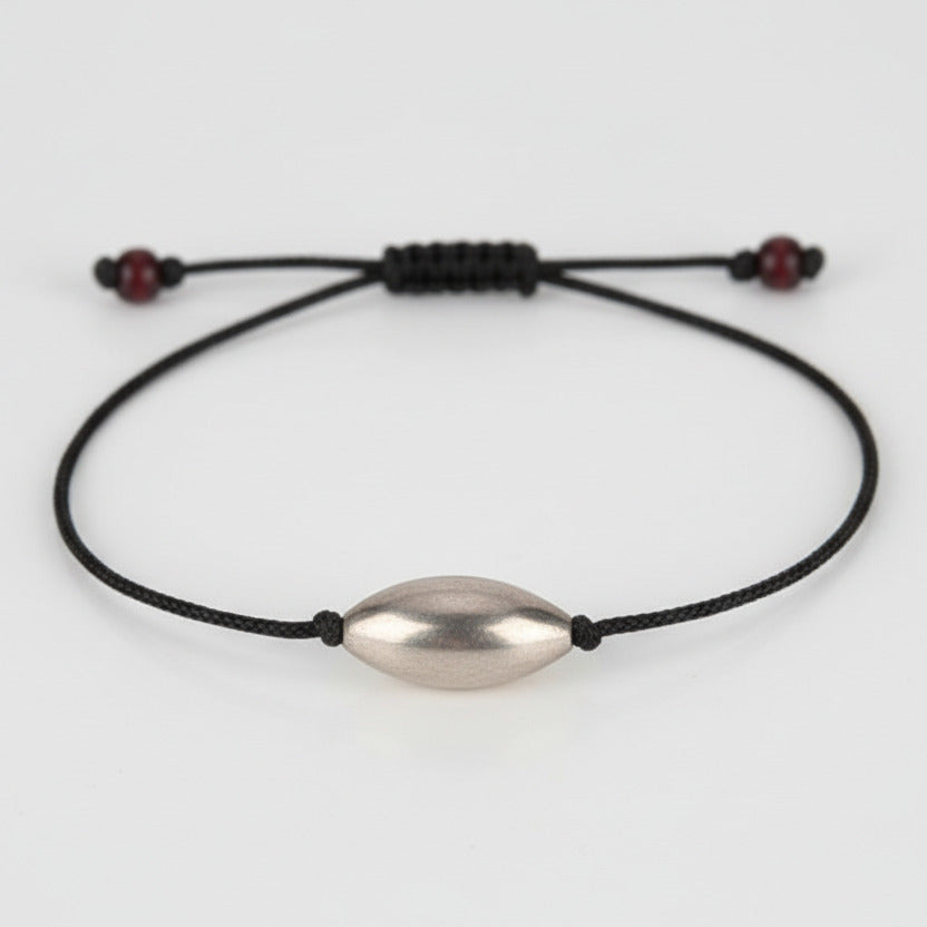 Lingam shape Parad Gutika bracelet in thread-22 to 24 mm (Design II)