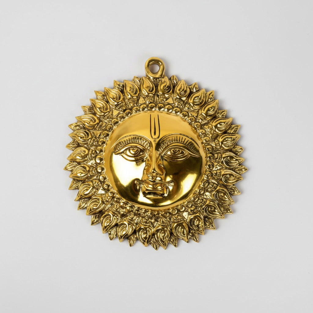 Sun Artifact for Vastu in brass - II