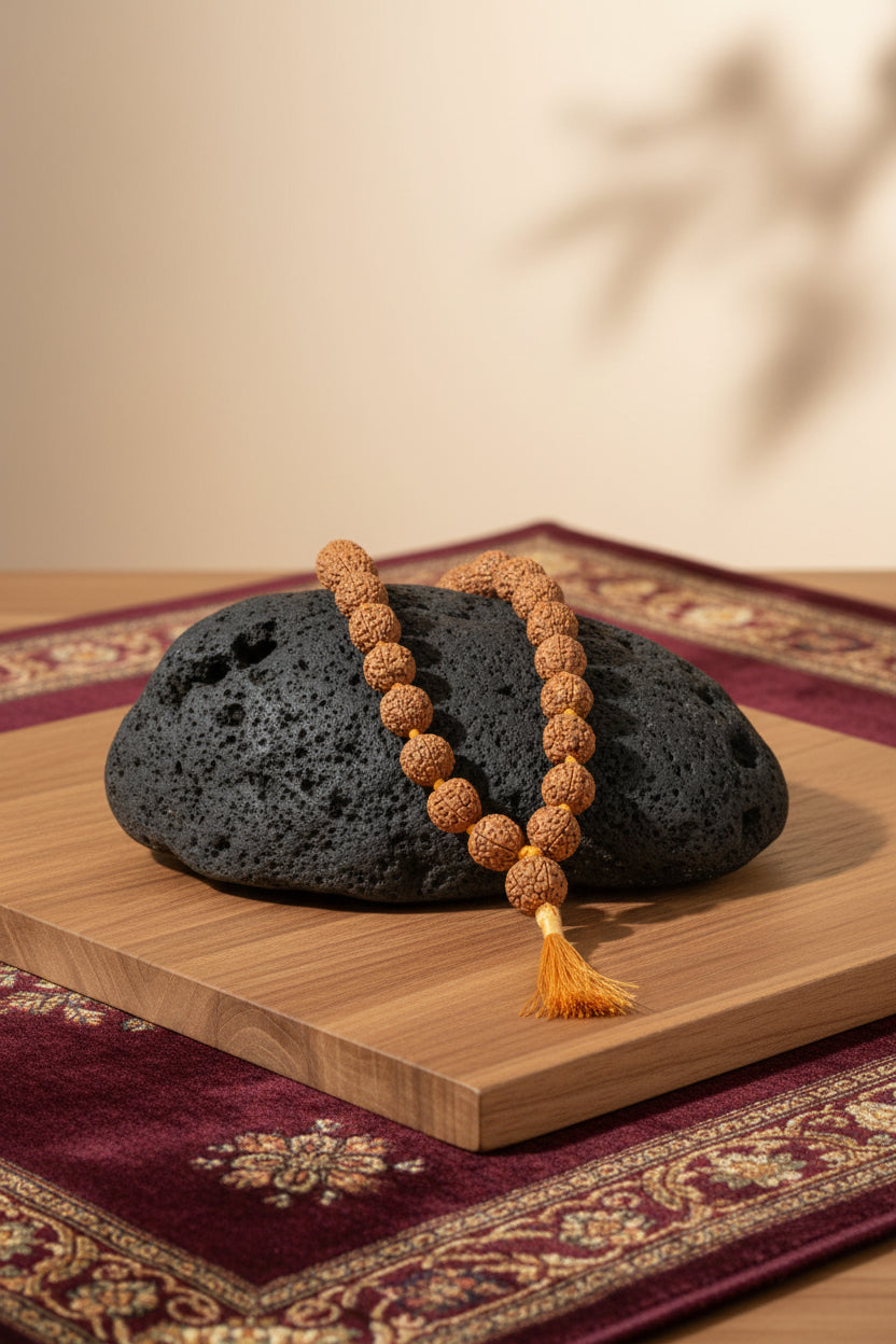 5 Mukhi Rudraksha Premium Mala