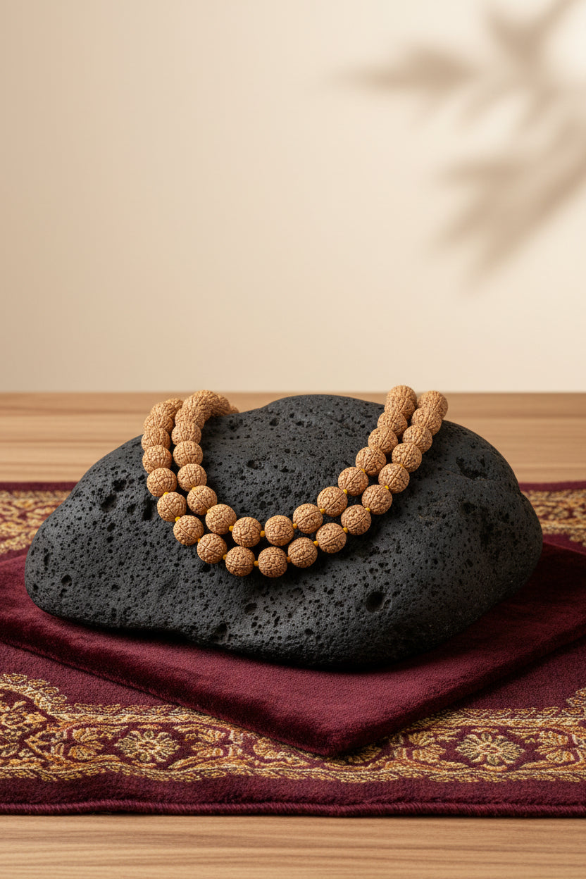5 Mukhi Rudraksha Premium Mala