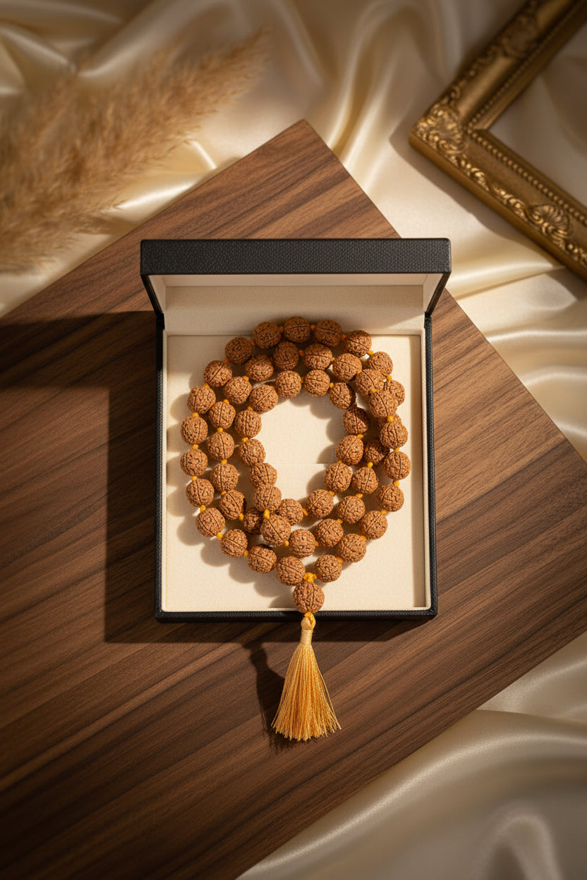 5 Mukhi Rudraksha Premium Mala