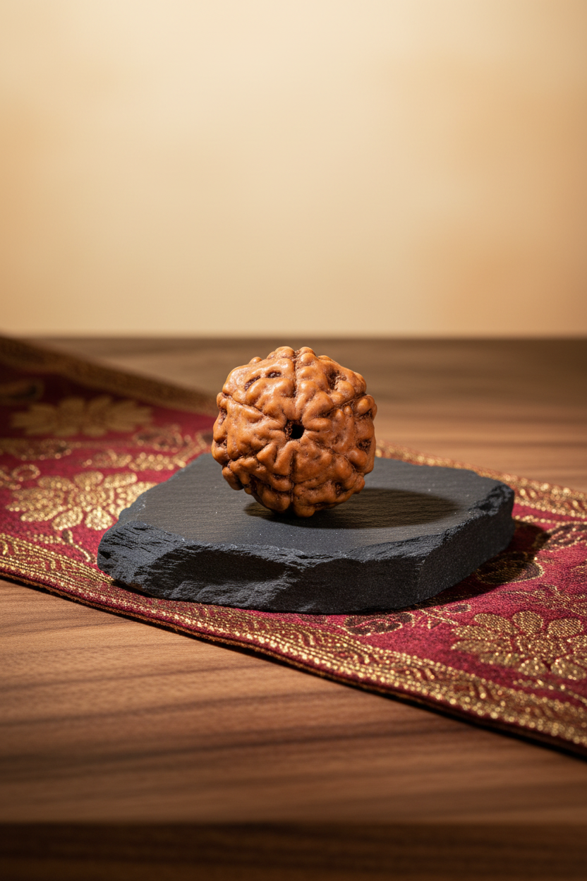6 Mukhi Premium Java Indonesian Rudraksha Bead 16mm Regular - ManiMonk