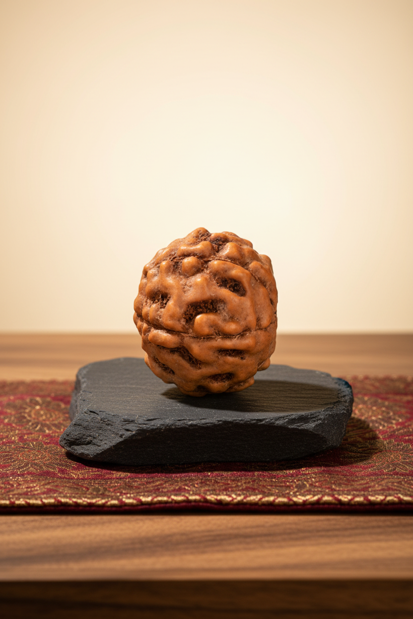 6 Mukhi Premium Java Indonesian Rudraksha Bead 16mm Regular - ManiMonk