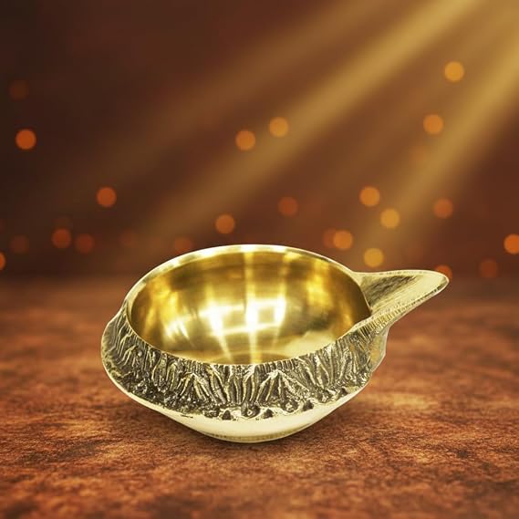 Brass Kuber Diya for Puja