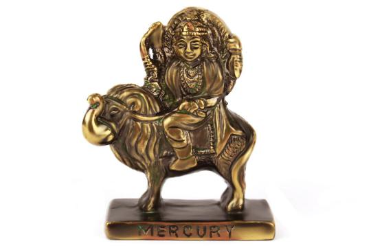 MercuryBudha) Brass Idol-Antique Finish