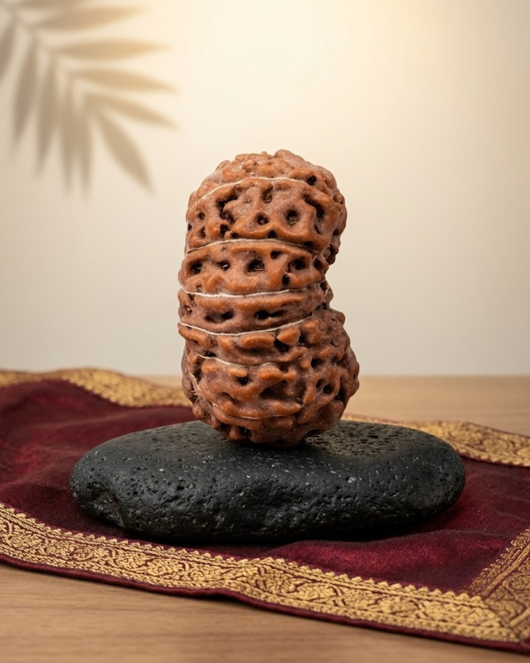 Premium Java Indonesian 13 Mukhi Rudraksha Bead - 18 mm Regular - ManiMonk