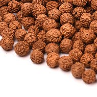Rudraksha Loose Beads Pack (8 mm)-Red