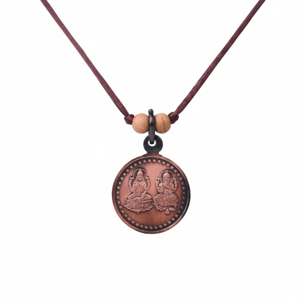 Vyapar Vriddhi Yantra Locket Copper-Large-With Thread