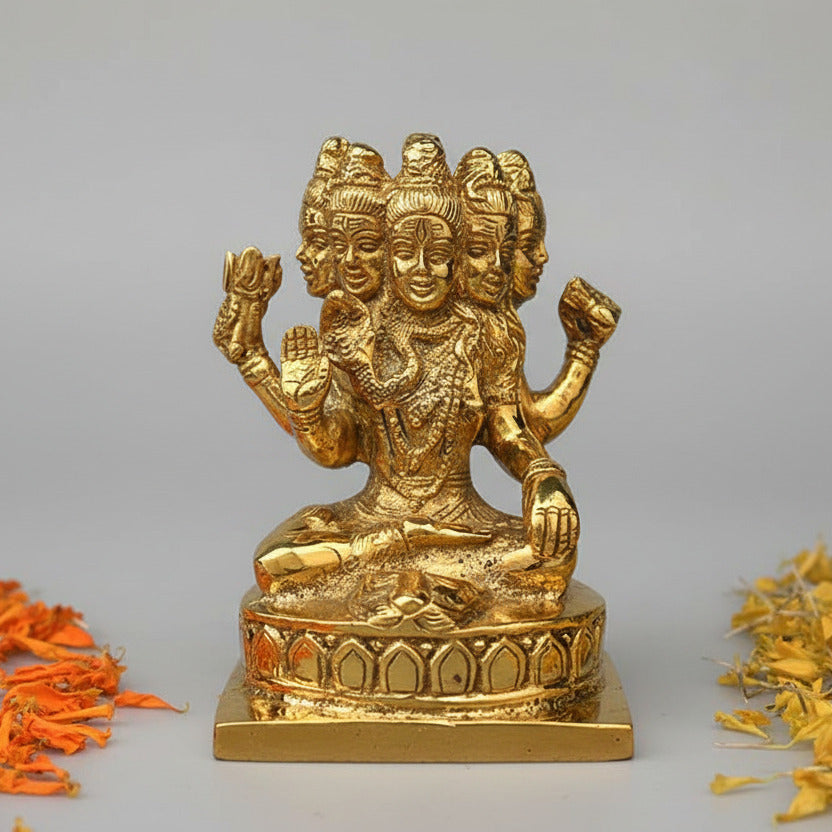 Pashupatinath Brass Idol-Antique Finish