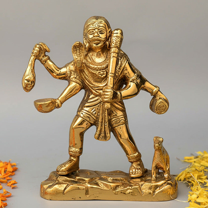 Kaal Bhairav Brass Statue