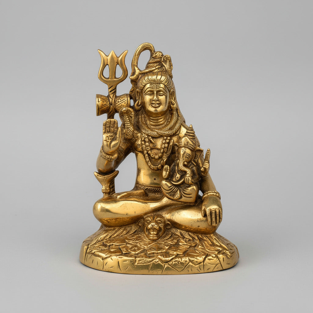 Vyaghranatheshwara Shiva Brass Idol