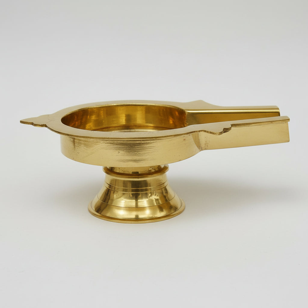 Brass Abhishek Tray-16 inches