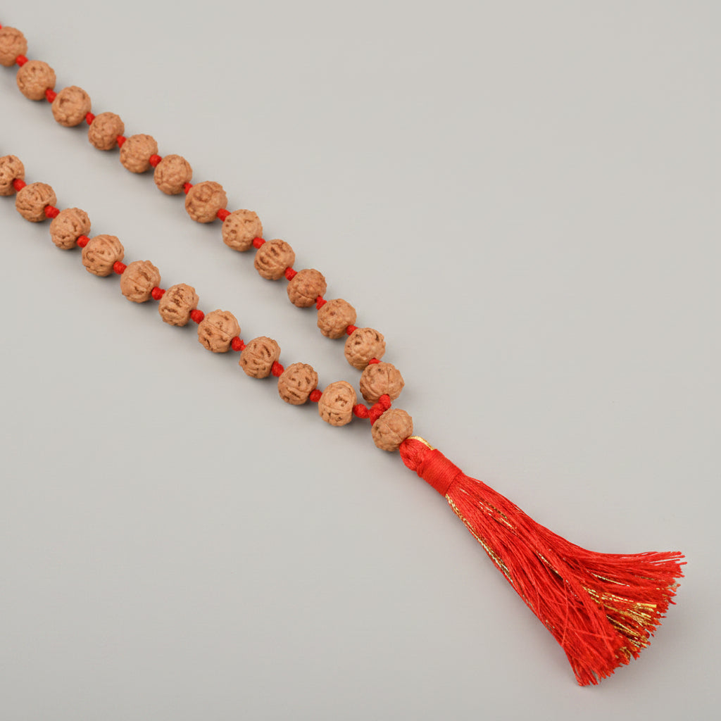 7 Mukhi Premium Rudraksha Mala 8 mm