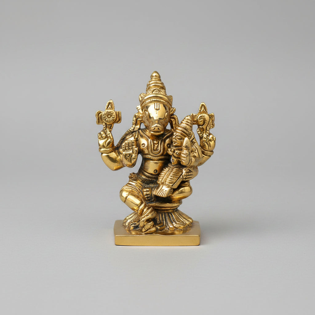 Lakshmi Hayagreeva Brass Idol