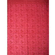 Om Shawl in Soft Cotton-White