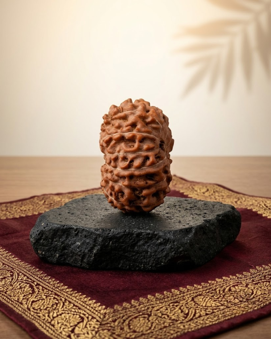 Premium Java Indonesian 13 Mukhi Rudraksha Bead - 18 mm Regular - ManiMonk