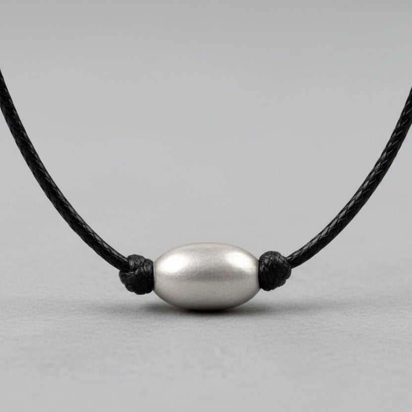 Lingam shape Parad Gutika Pendent in thread-22 to 24 mm