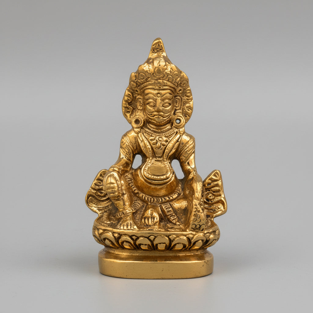 Kubera Brass Statue
