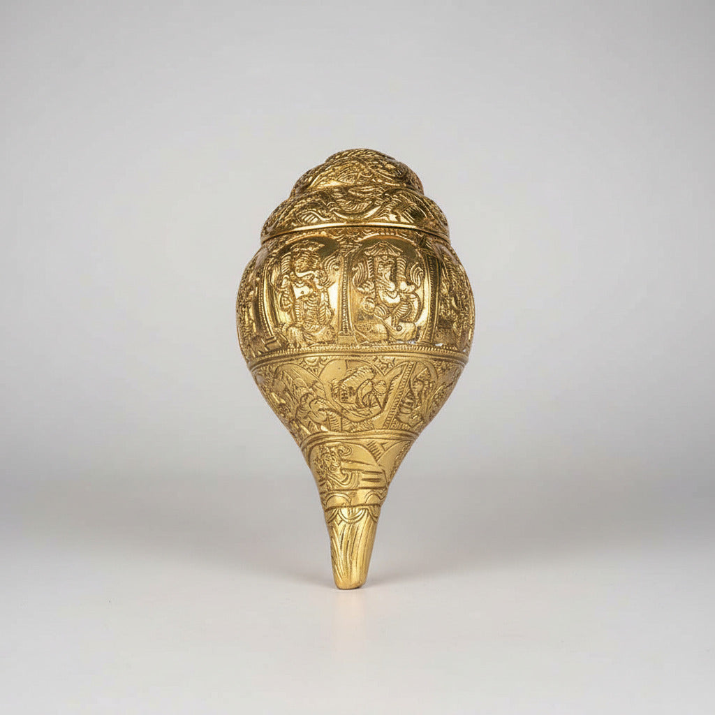 Brass Ganesha Shankh