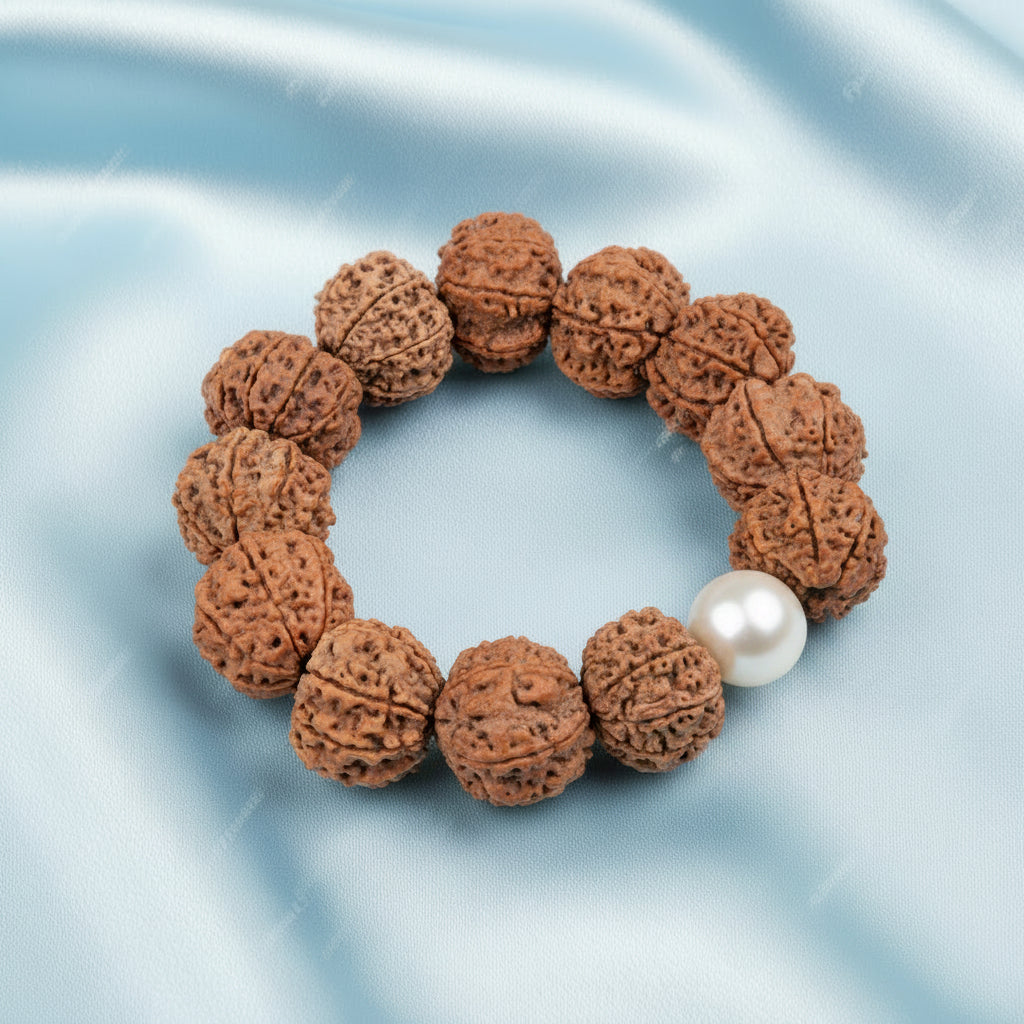 9 Mukhi Nepali Rudraksha Bracelet