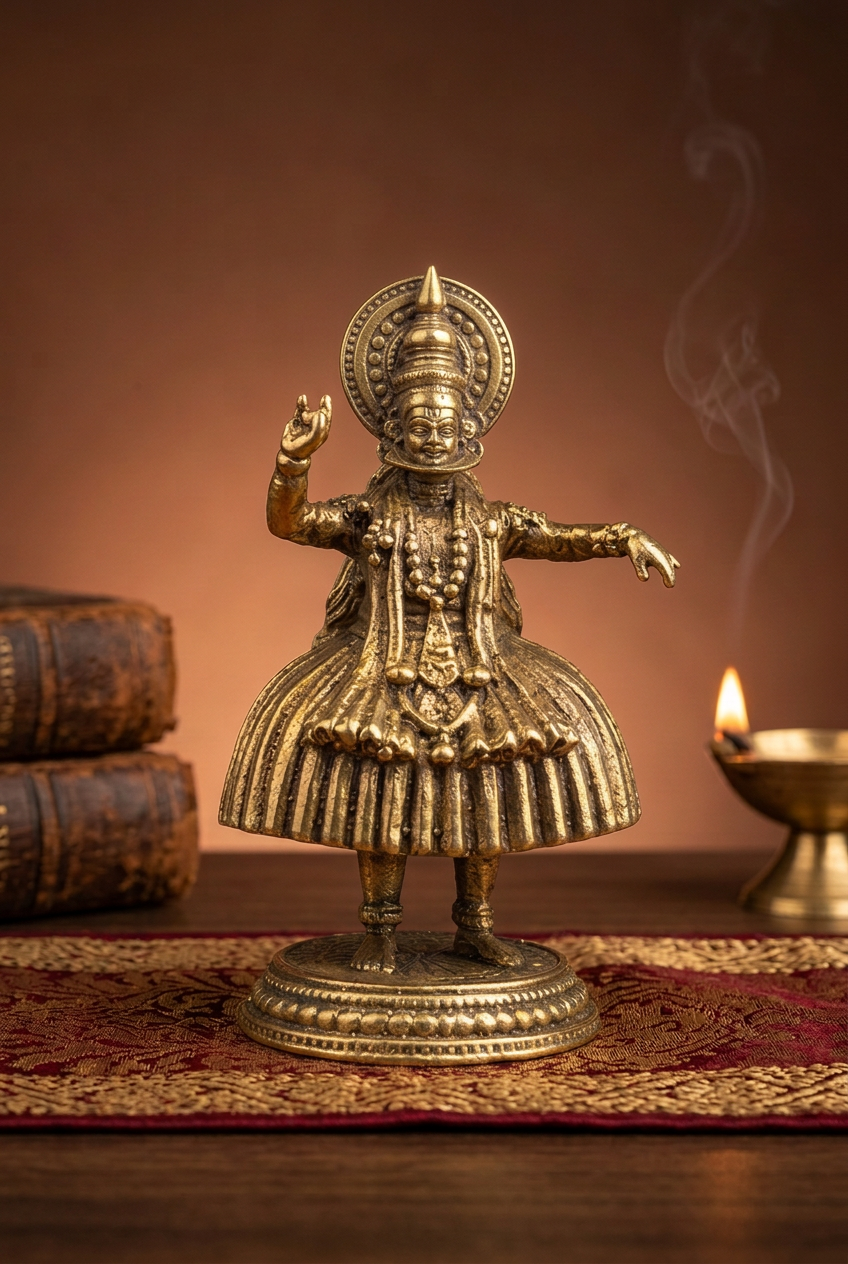 Kathakali Ashtadhatu Brass Miniature Idol