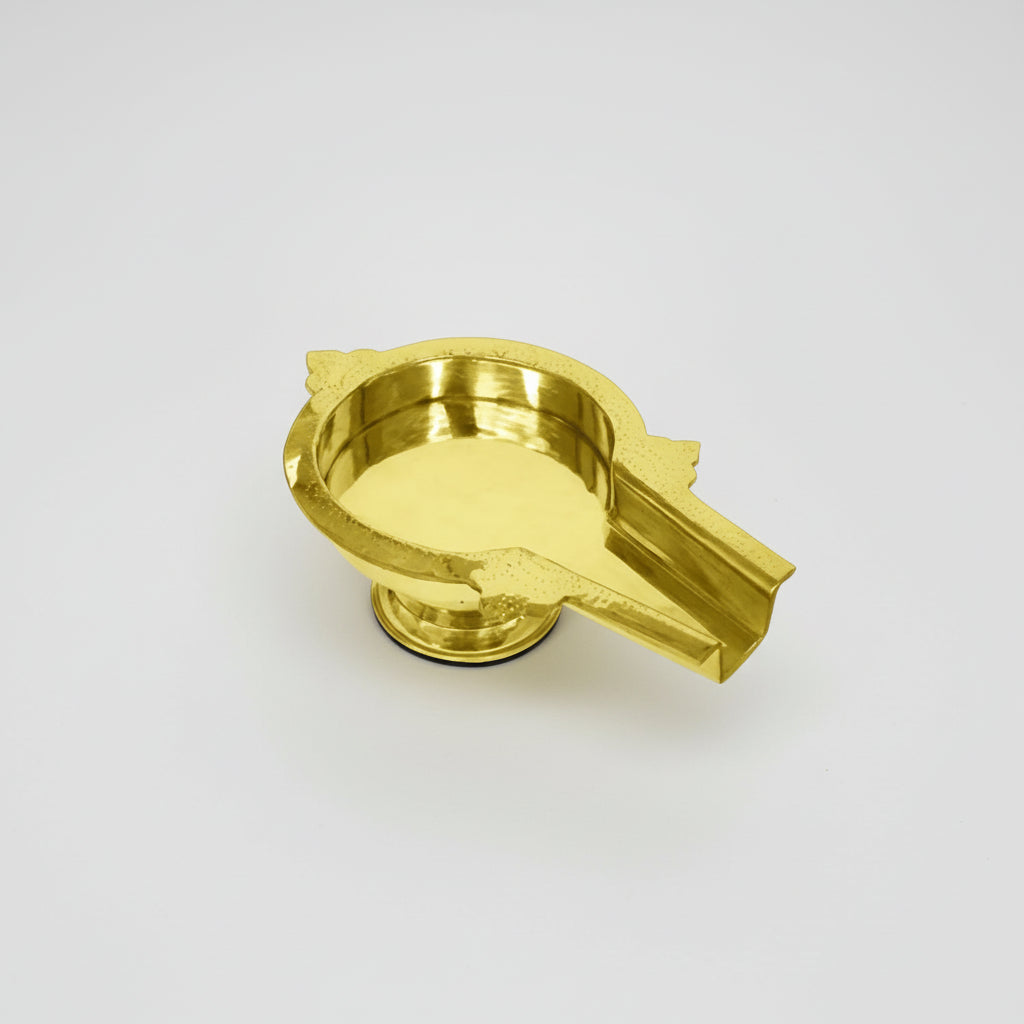 Brass Abhishek Tray-14 inches
