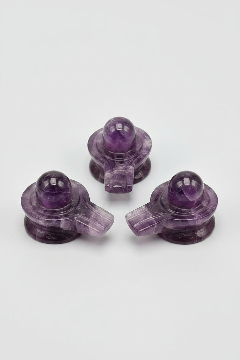 Amethyst Shivaling- mani mnok