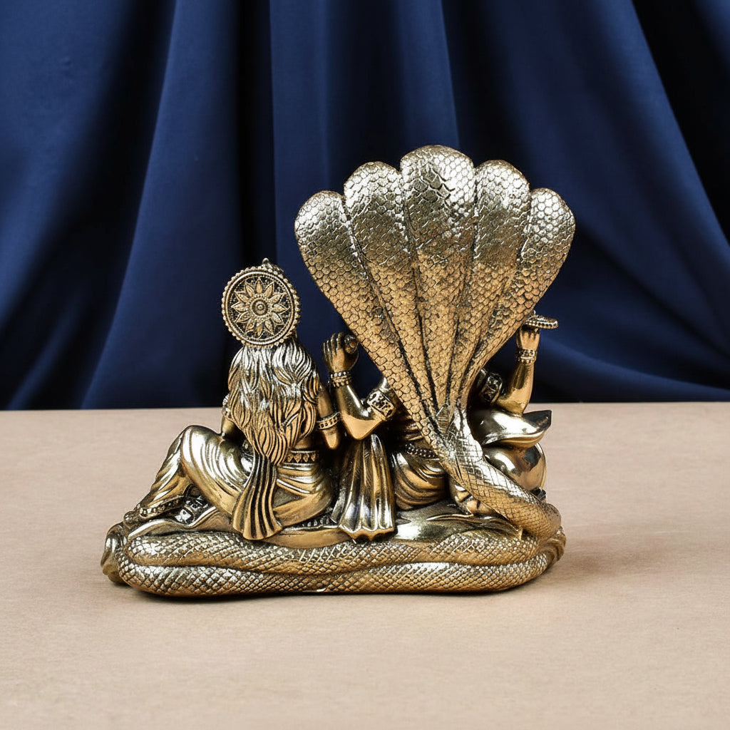Anant Vishnu Lakshmi Sheshnaag Ashtadhatu Idol
