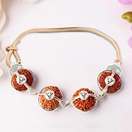 Angarkaya Bracelet (Java)-Small-Silver Basket With Silver Chain