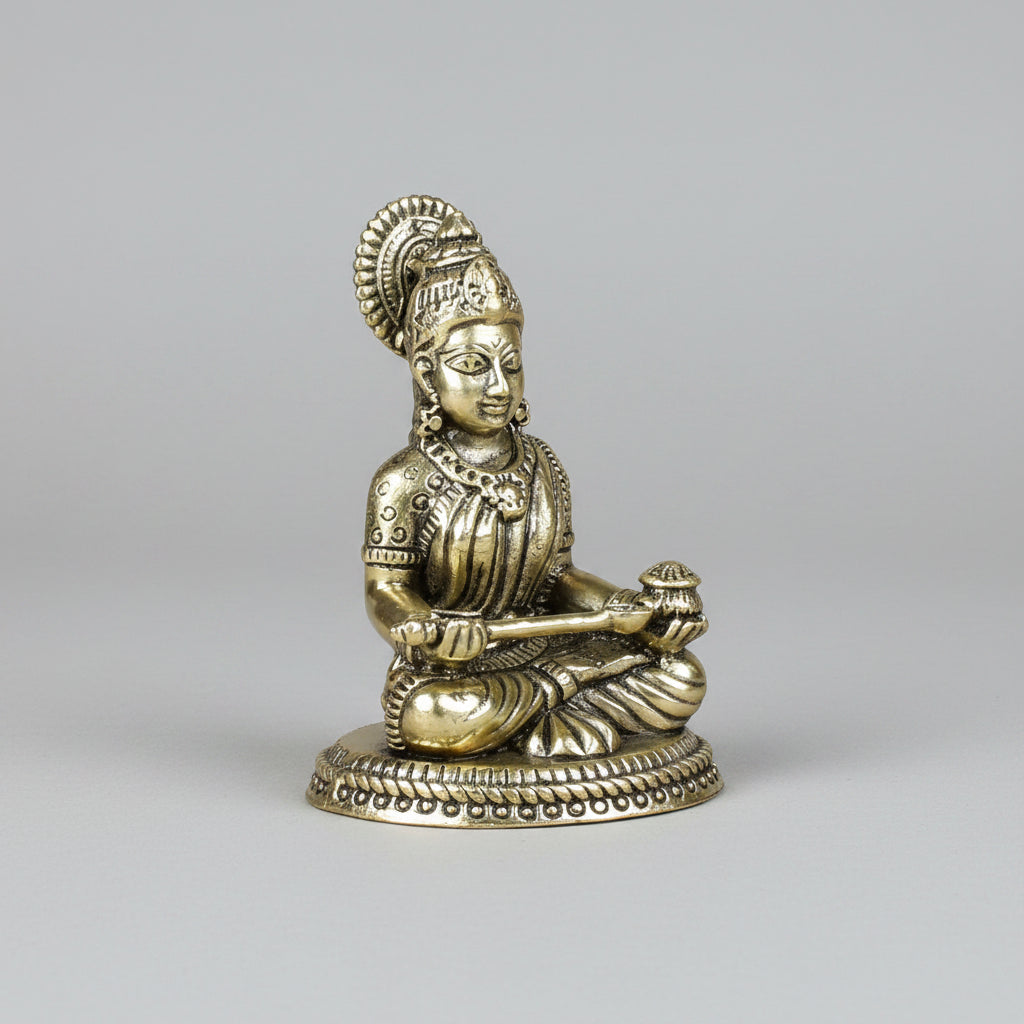 Annapurna Mata Ashtadhatu Idol Goddess of Nourishment and Abundance - ManiMonk
