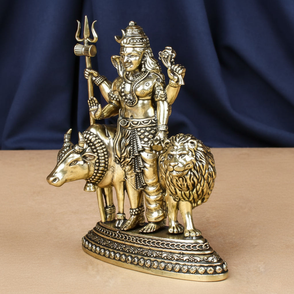 Ardhanareshwar Ashtadhatu Idol