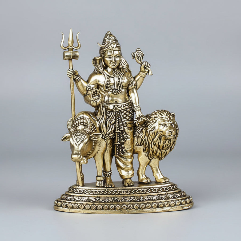 Ardhanareshwar Ashtadhatu Idol