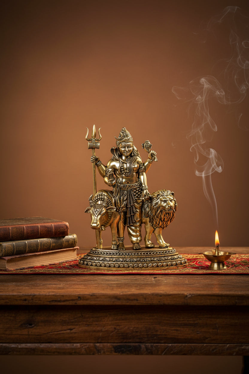  Ardhanareshwar Ashtadhatu Idol