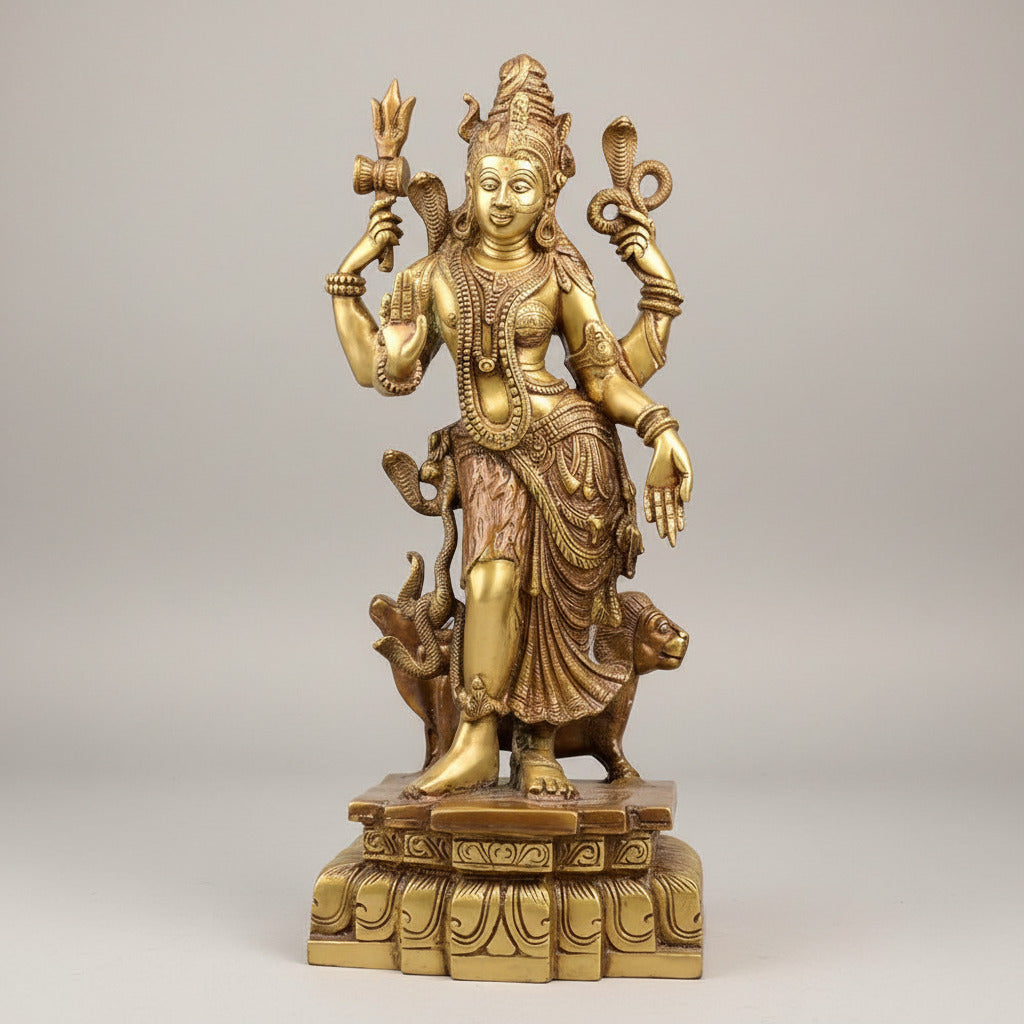 Ardhnareshwar Shiva Shakti Brass Idol
