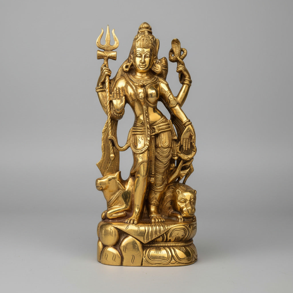 Ardhnareshwara Brass Murti