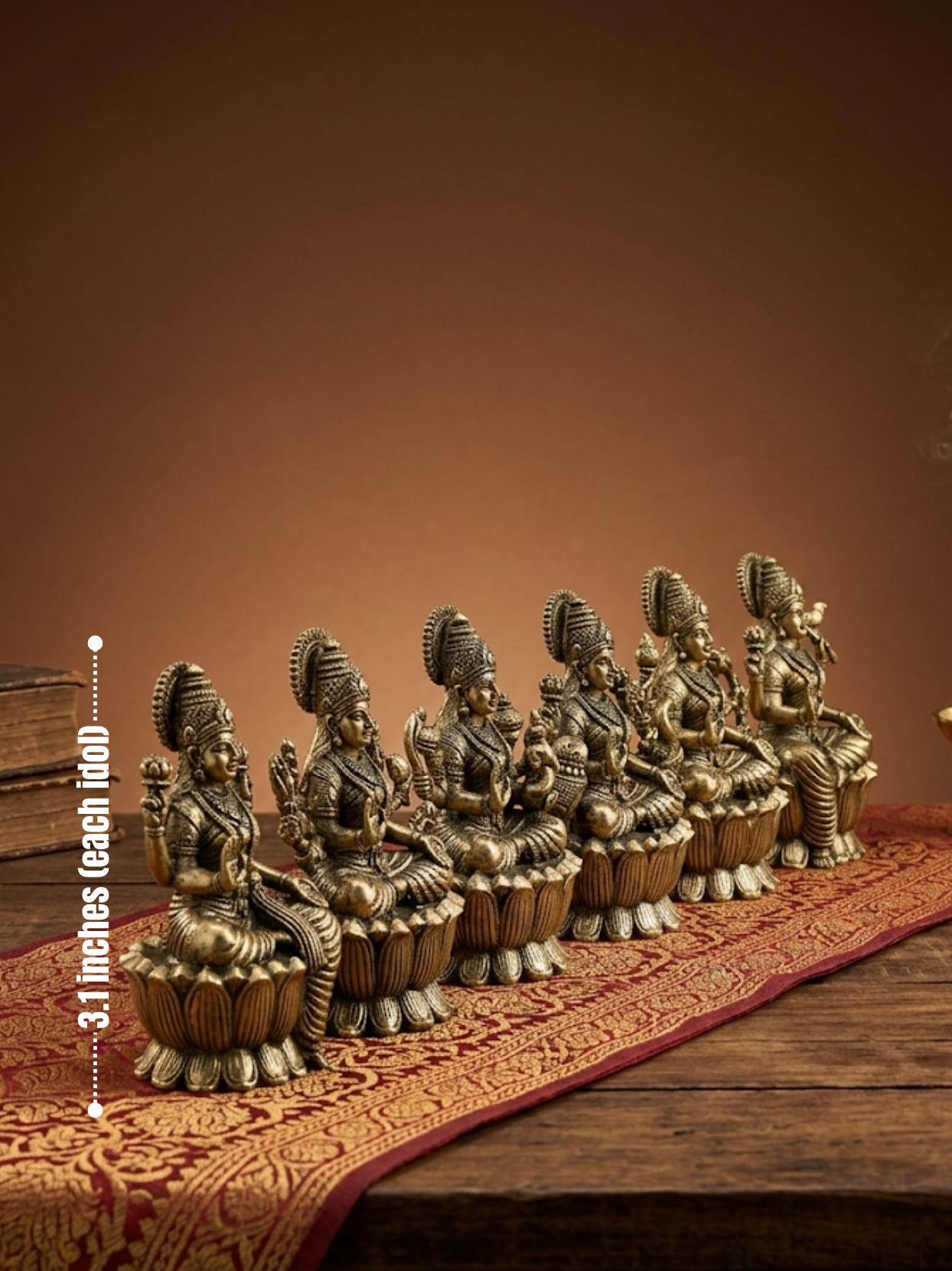 Ashta Lakshmi Ashtadhatu Idols Set All 8 Forms of Goddess Lakshmi