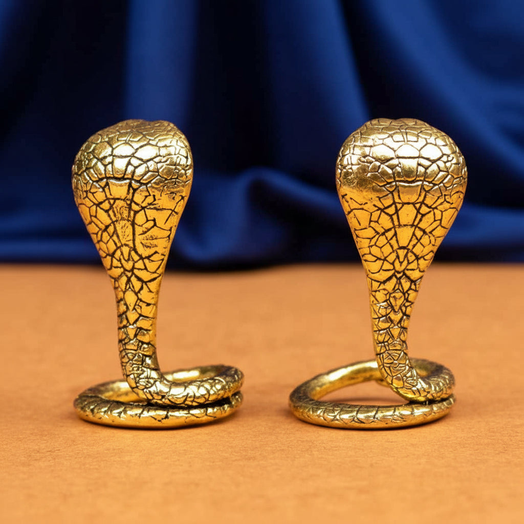 Ashtadhatu Naag Nagin Set (Pair of Snakes)-Regular