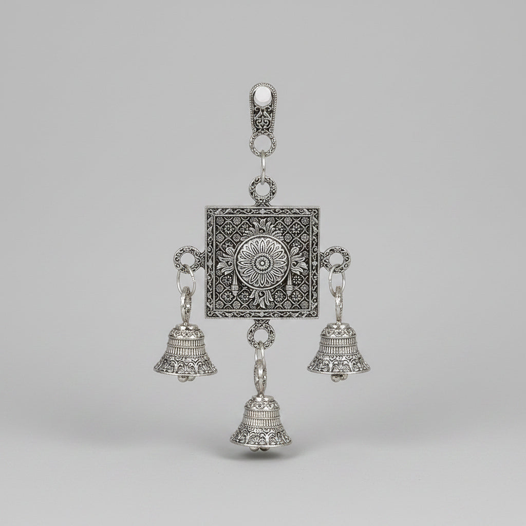  Ashtadhatu Shankh Chakra Namam Door Hanging Bells