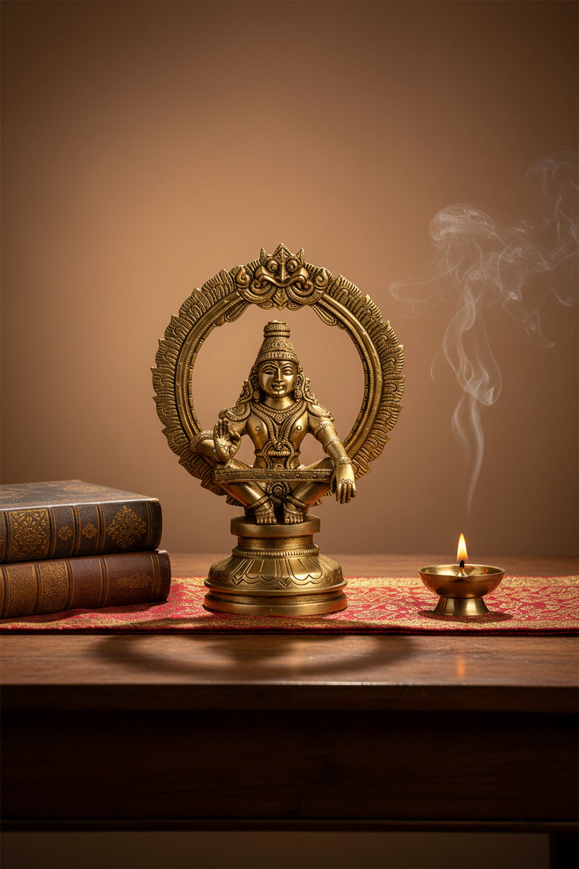 Ayyappa Swamy Brass Idol - ManiMonk
