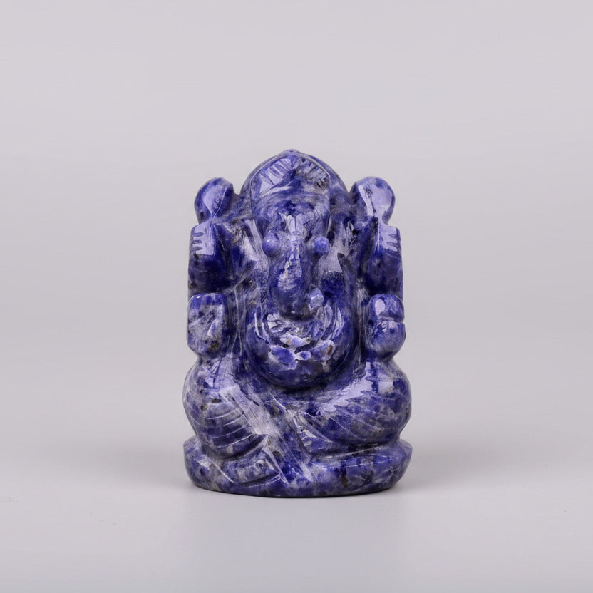 Blue Sodalite Ganesha Idol - 115 gms