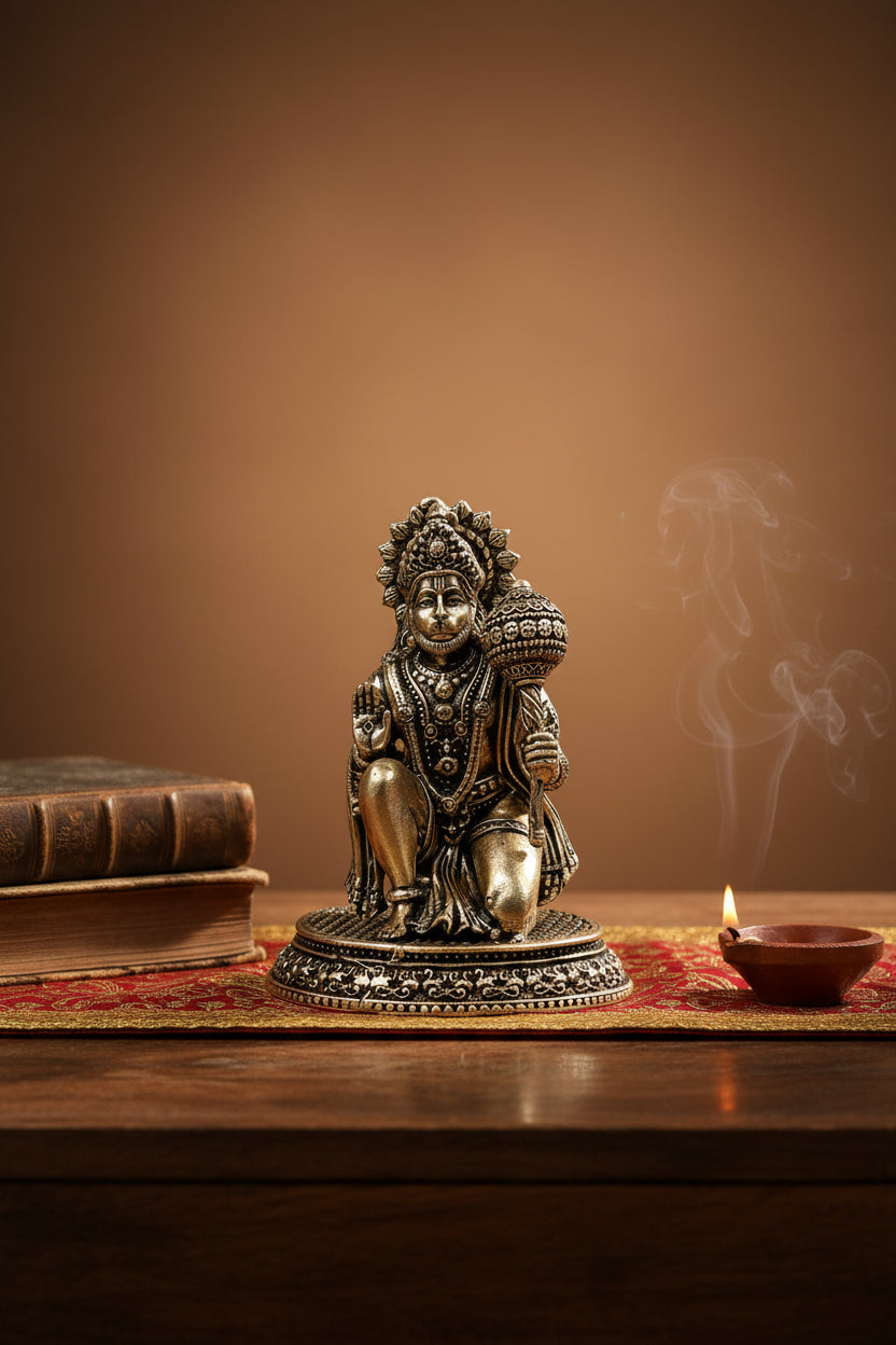 Blessing Bajrangbali Ashtadhatu Idol